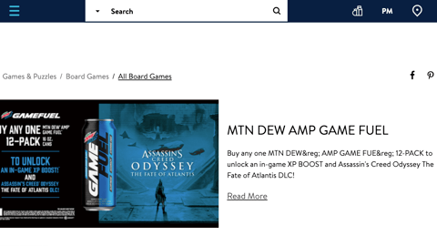 Walmart Mtn Dew Amp Game Fuel 'Assassin's Creed' Incentive